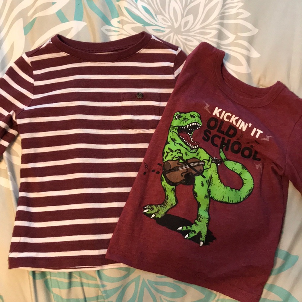 Set of Toddler Boys Long Sleeve Tees